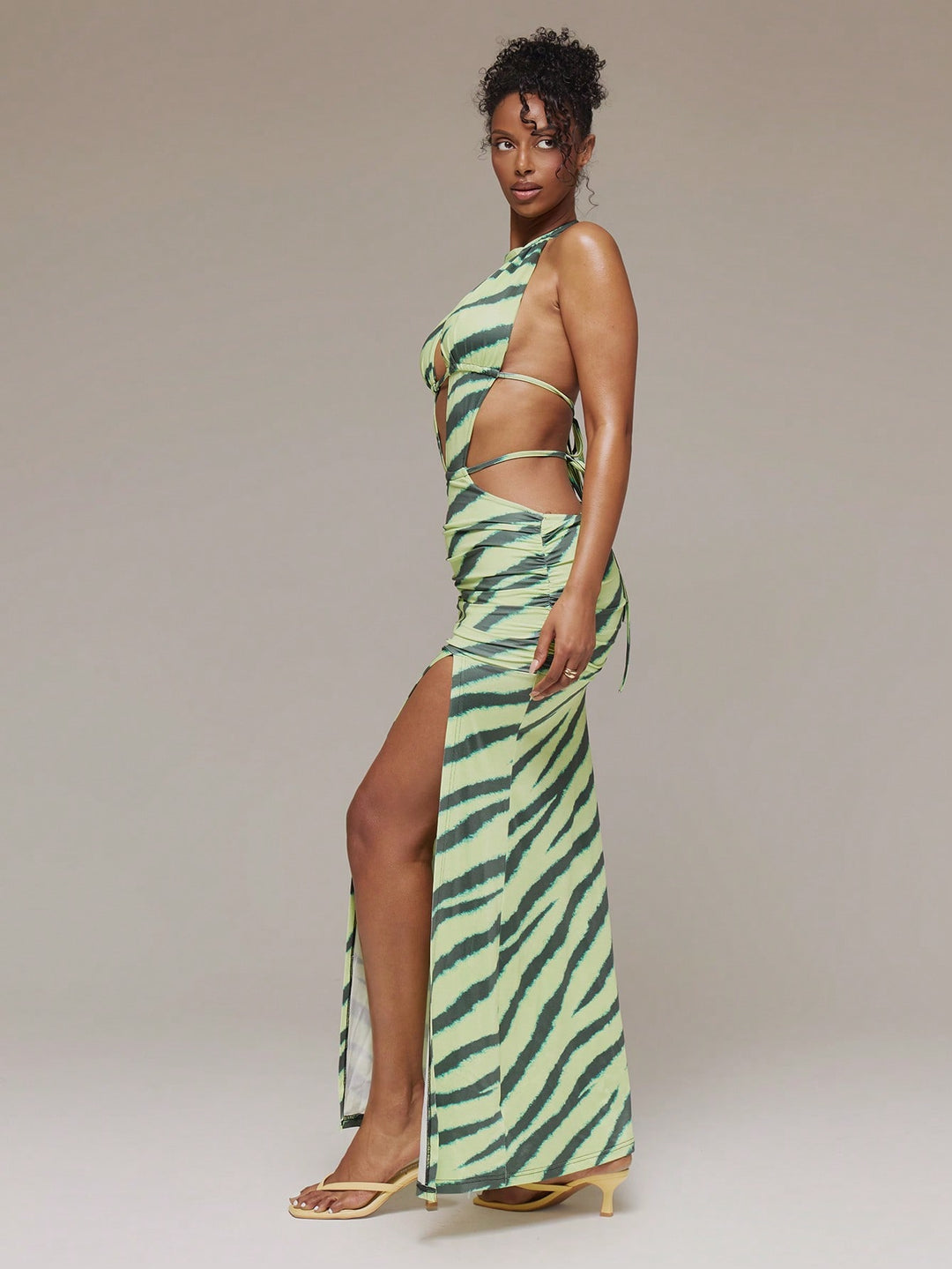 Rochie maxi SHEIN, verde