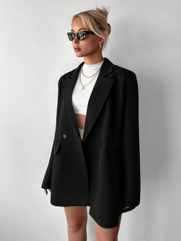 Sacou SHEIN, negru