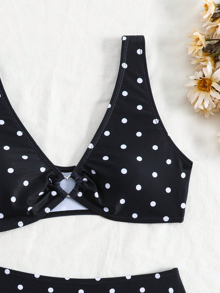 Set bikini SHEIN, negru