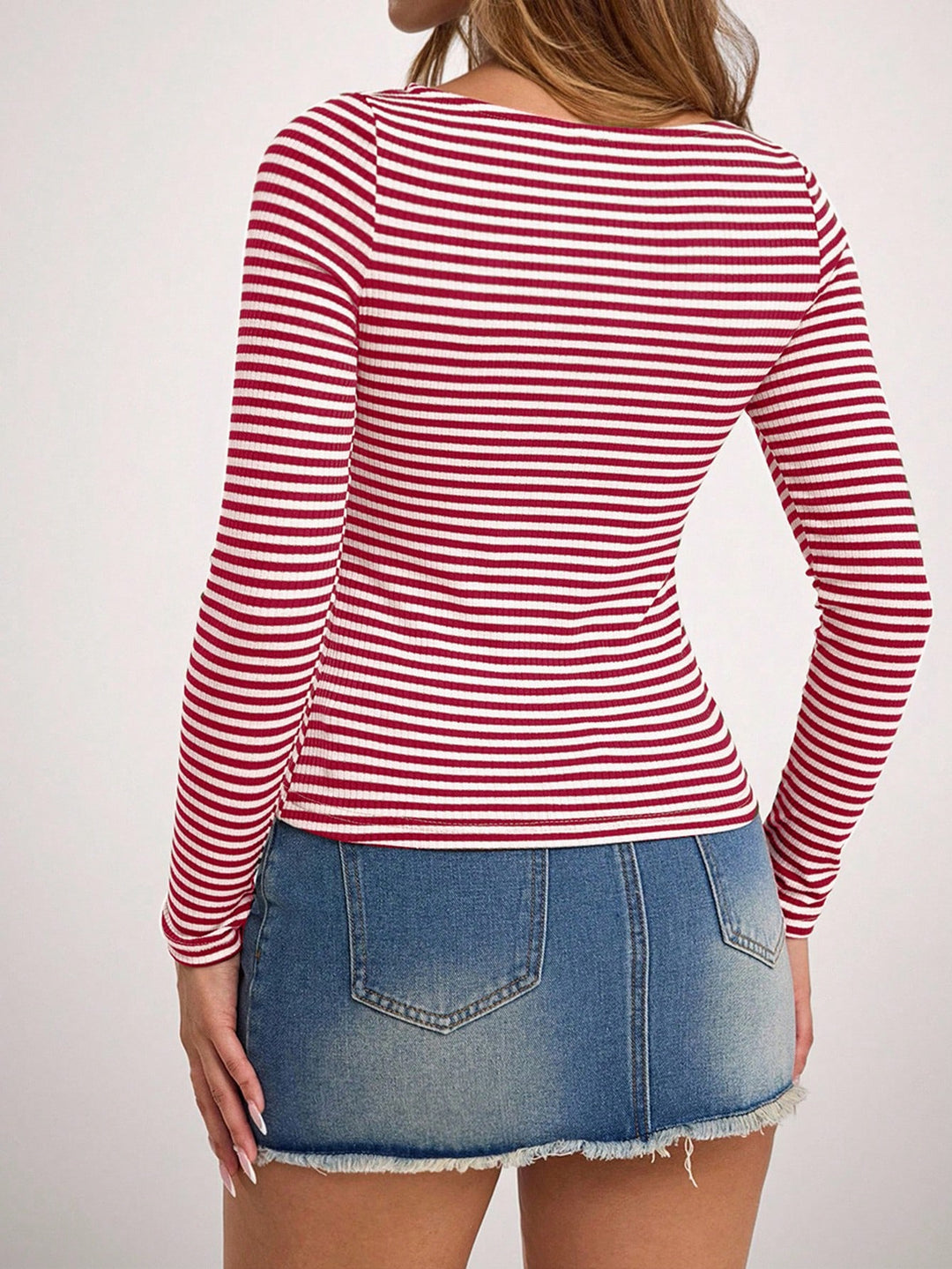 SHEIN póló, piros