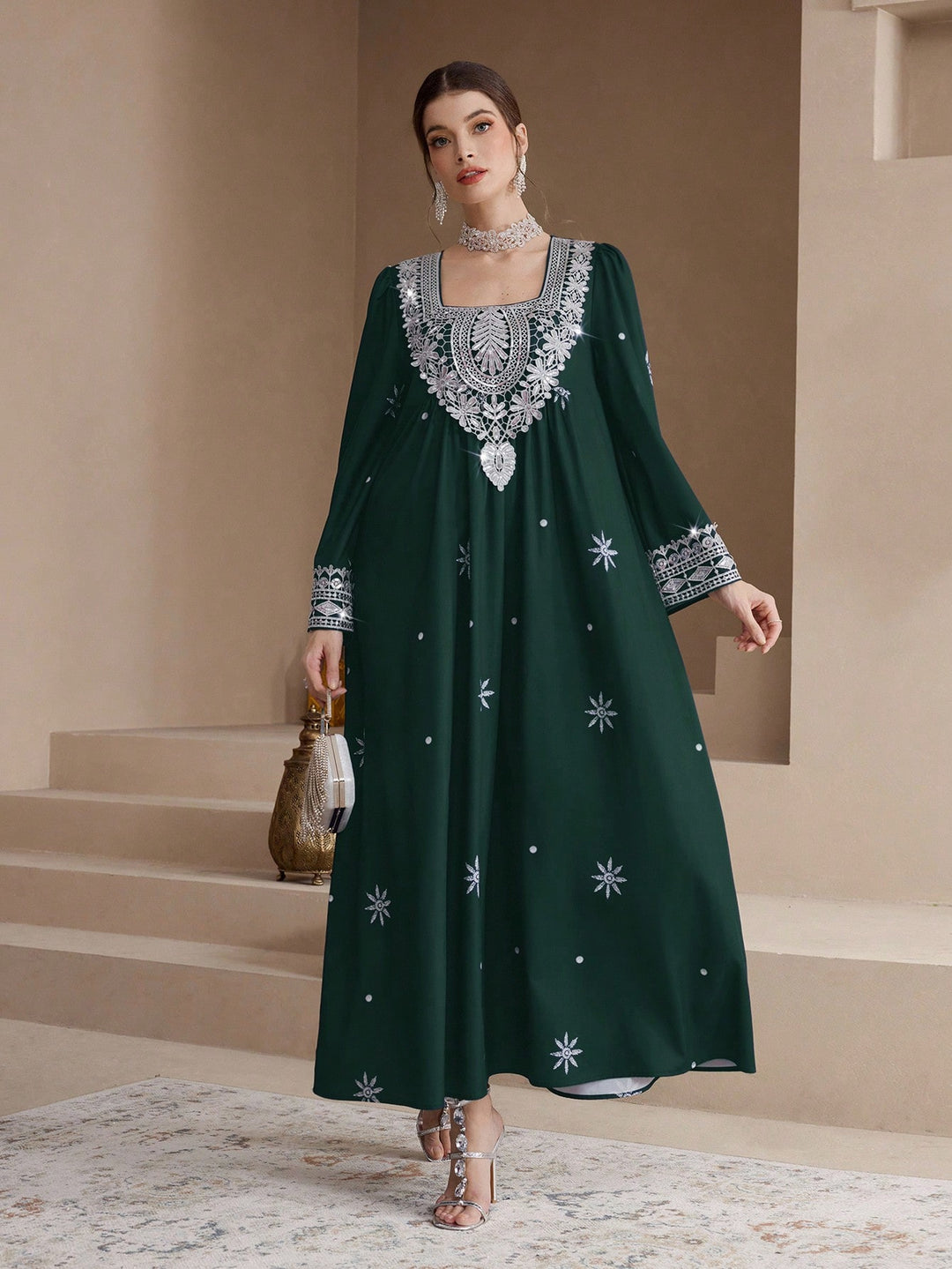 Rochie SHEIN, verde