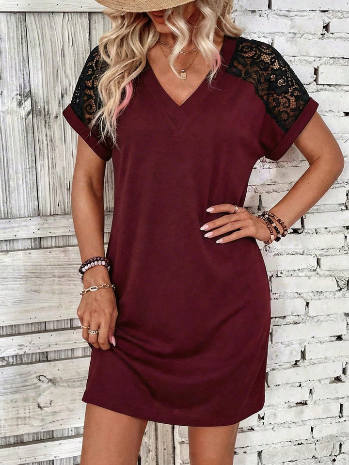 Rochie mini SHEIN, vișiniu