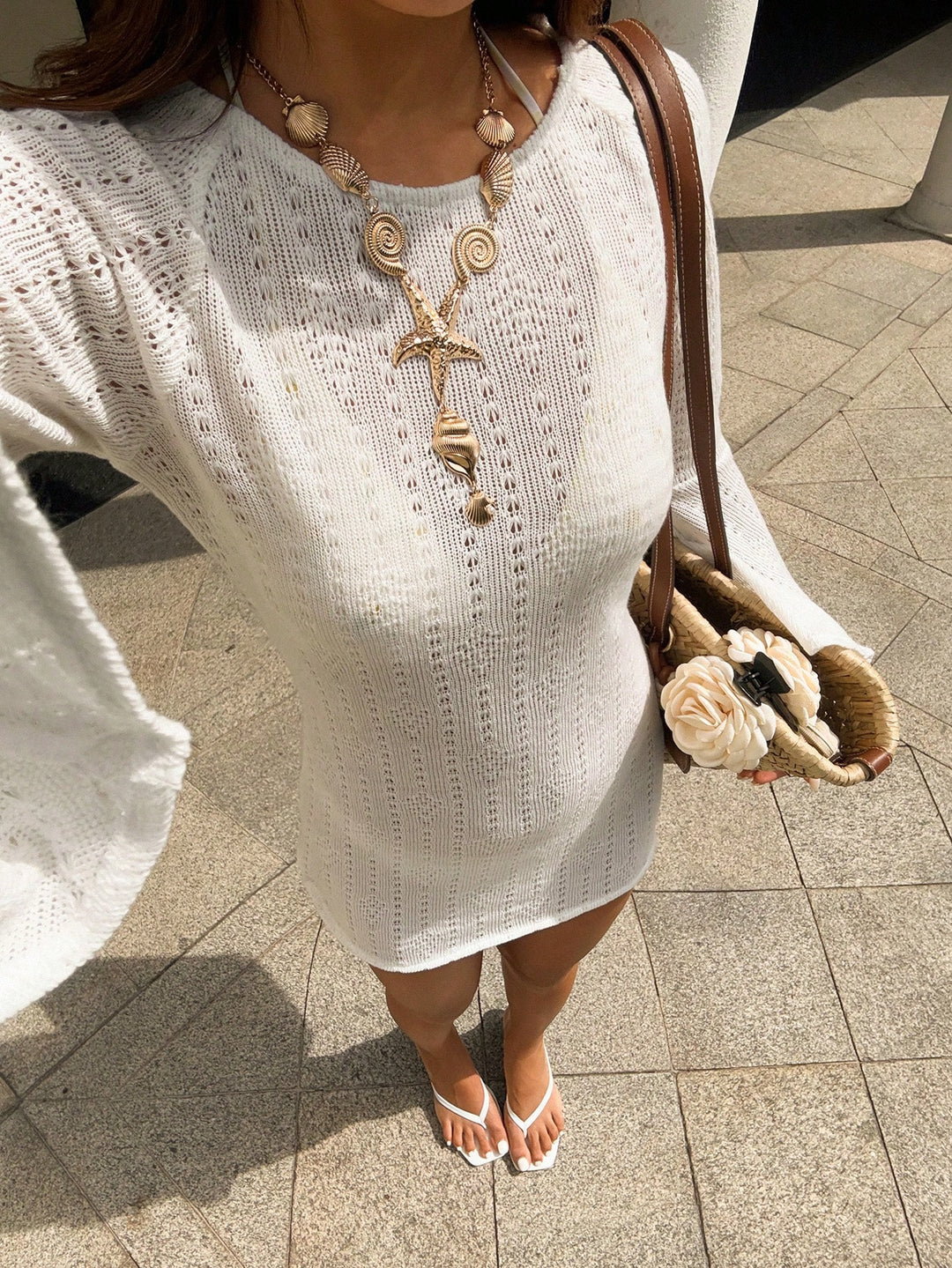 Rochie SHEIN, alb
