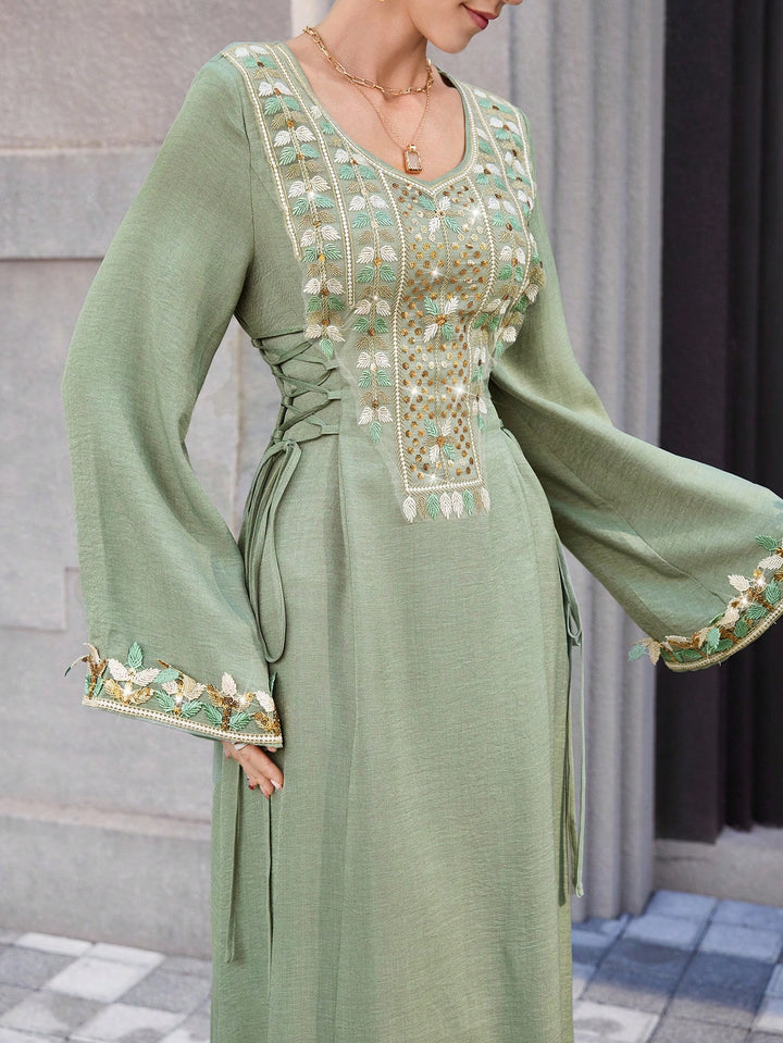 Rochie maxi SHEIN, verde