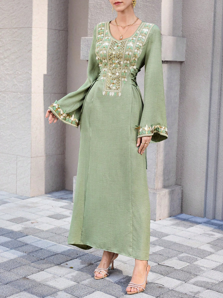 Rochie maxi SHEIN, verde