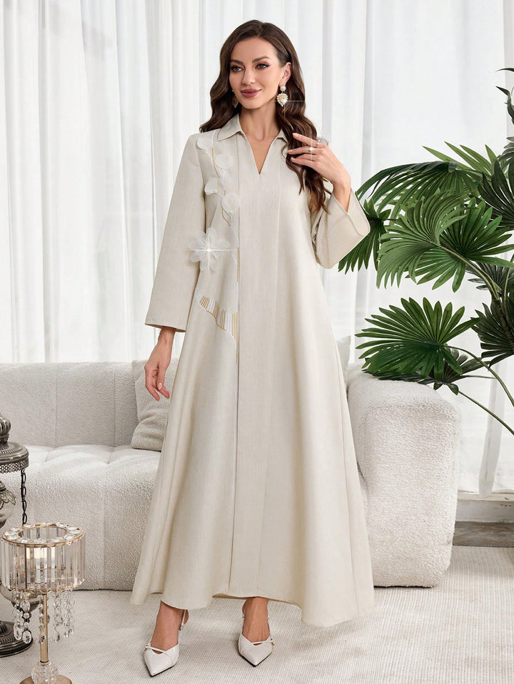 Rochie maxi SHEIN, bej