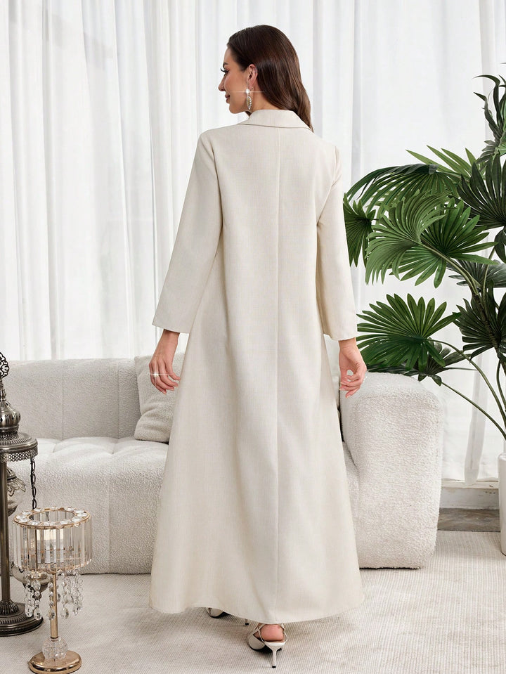 Rochie maxi SHEIN, bej