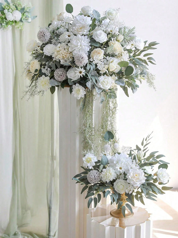 Floari artificiale SHEIN, alb