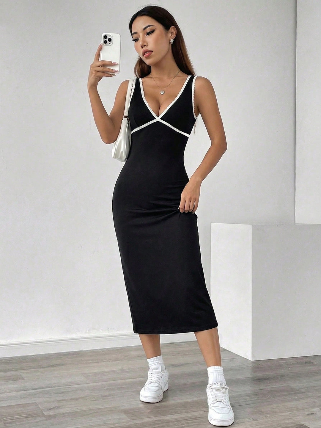 Rochie scurtă SHEIN, negru