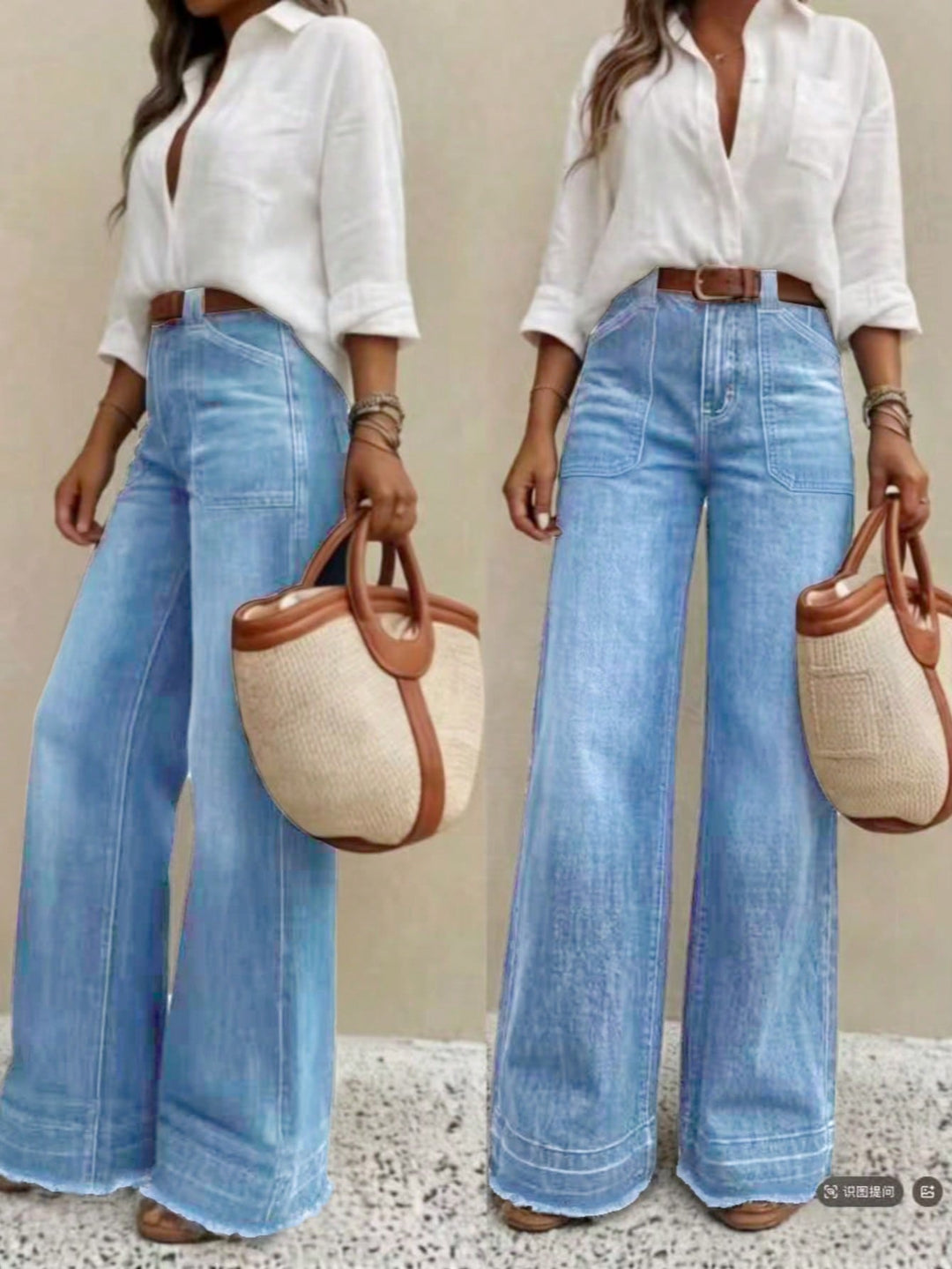 Jeans SHEIN, albastru