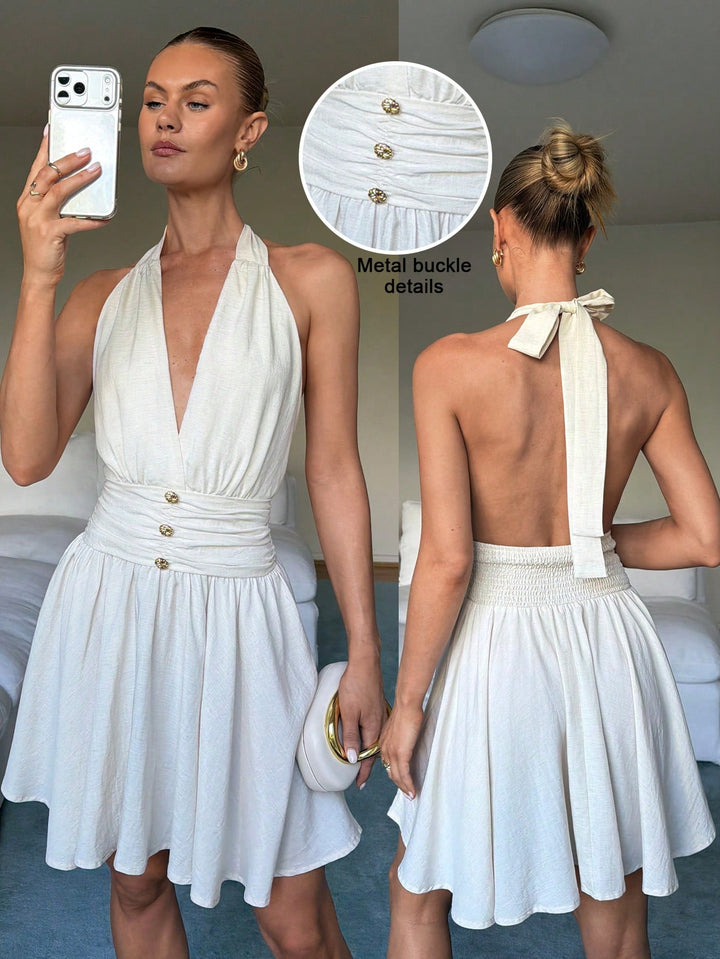 Rochie mini SHEIN, portocaliu