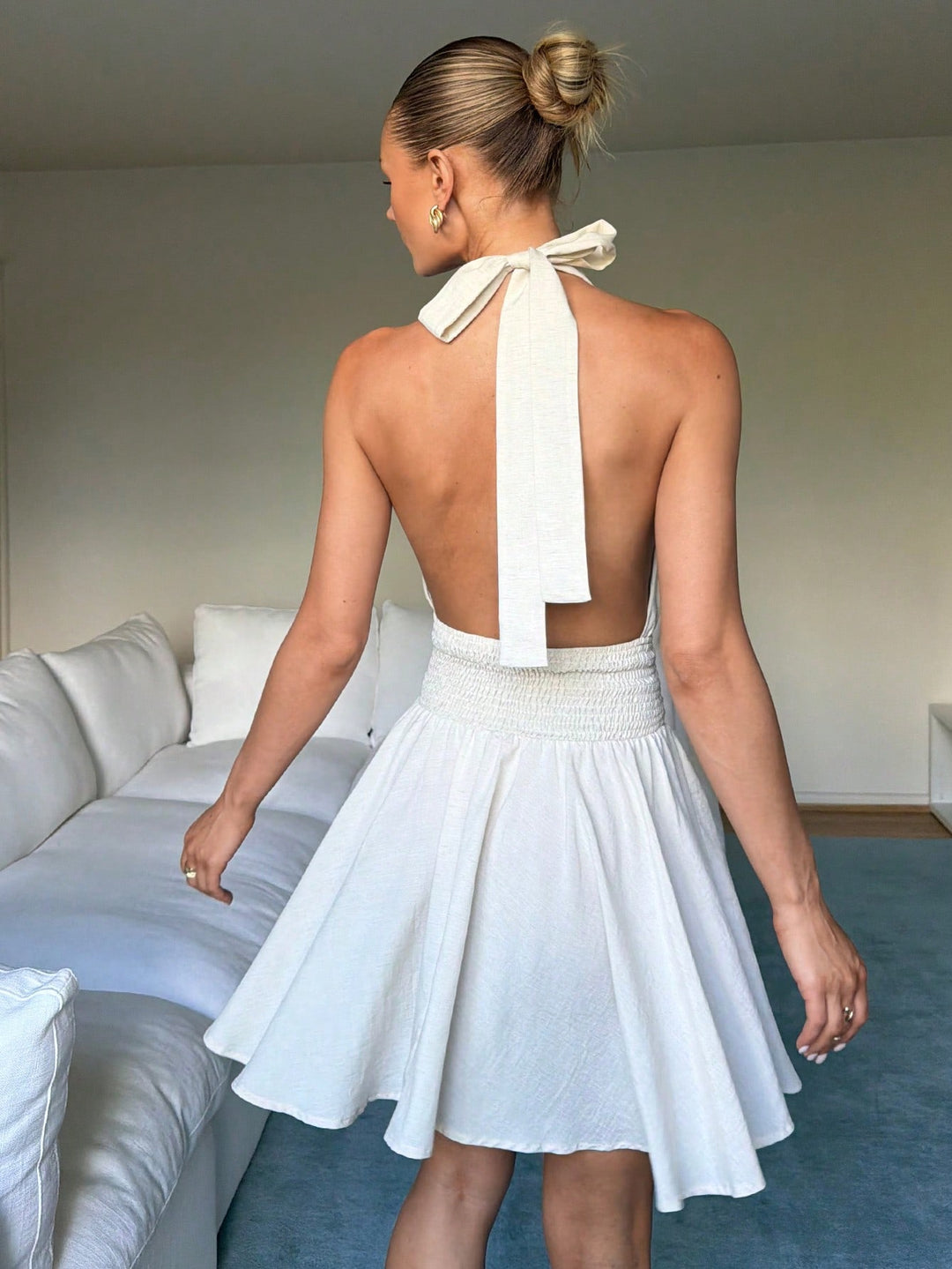 Rochie mini SHEIN, portocaliu