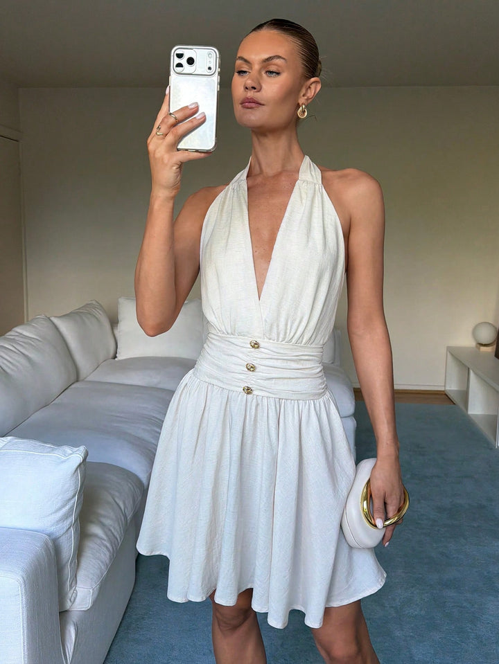 Rochie mini SHEIN, portocaliu
