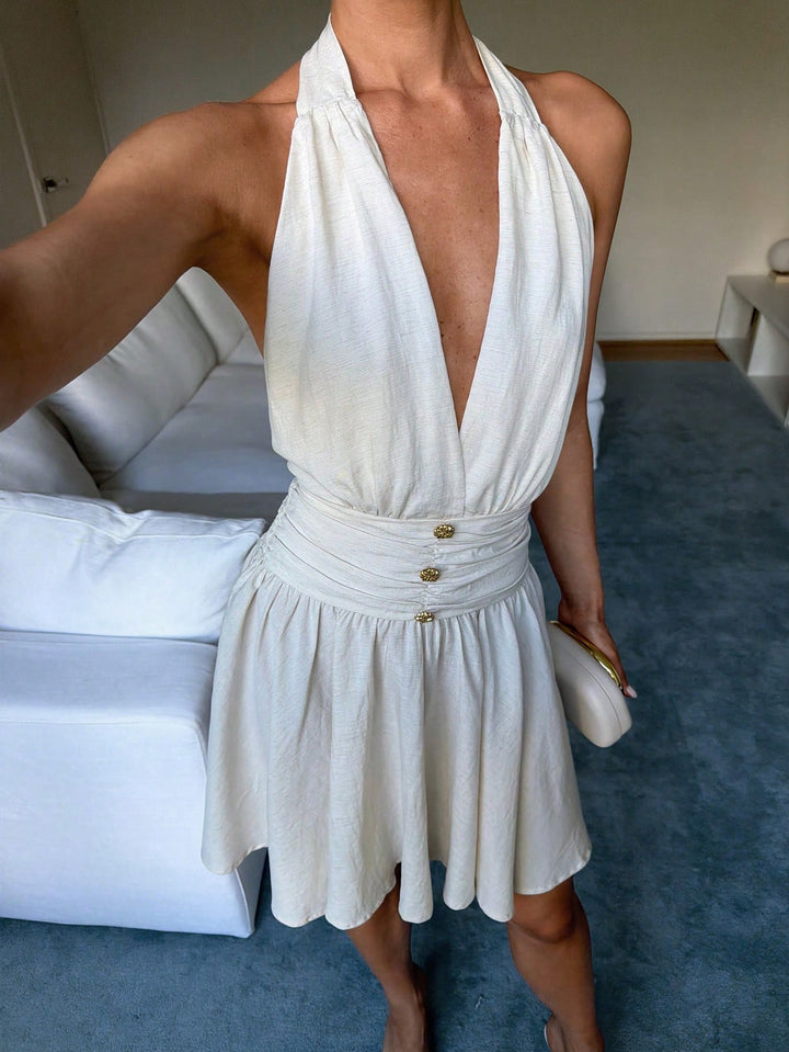 Rochie mini SHEIN, portocaliu