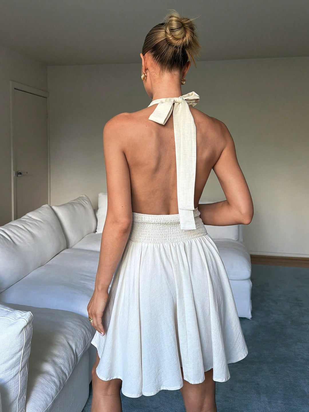 Rochie mini SHEIN, portocaliu