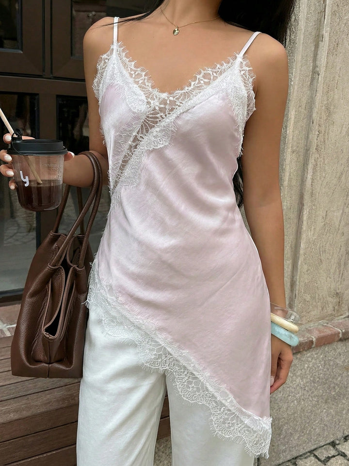 SHEIN top, pink