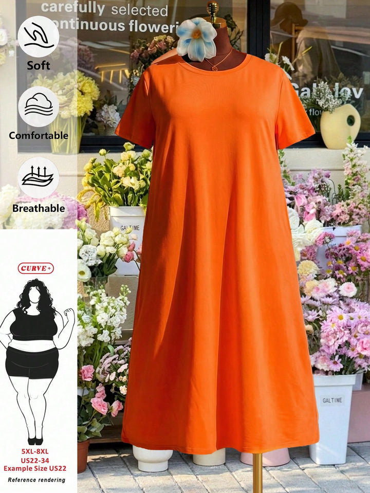 Rochie SHEIN, portocaliu
