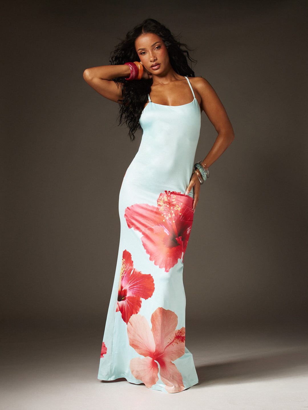 Rochie maxi SHEIN, albastru