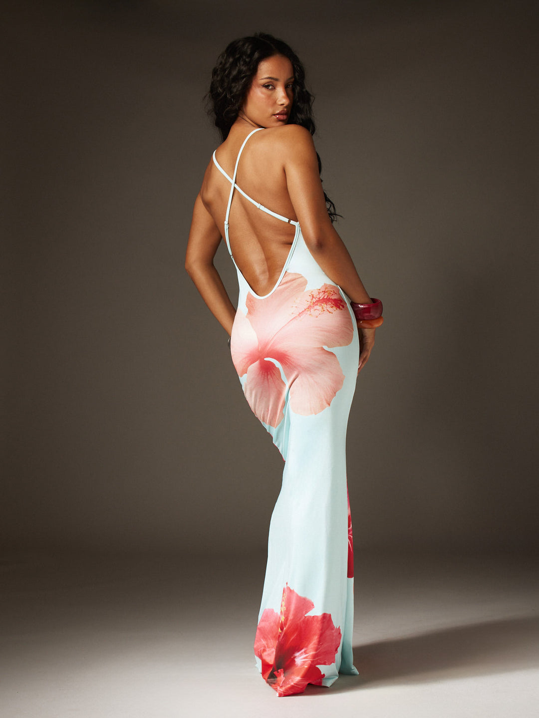 Rochie maxi SHEIN, albastru
