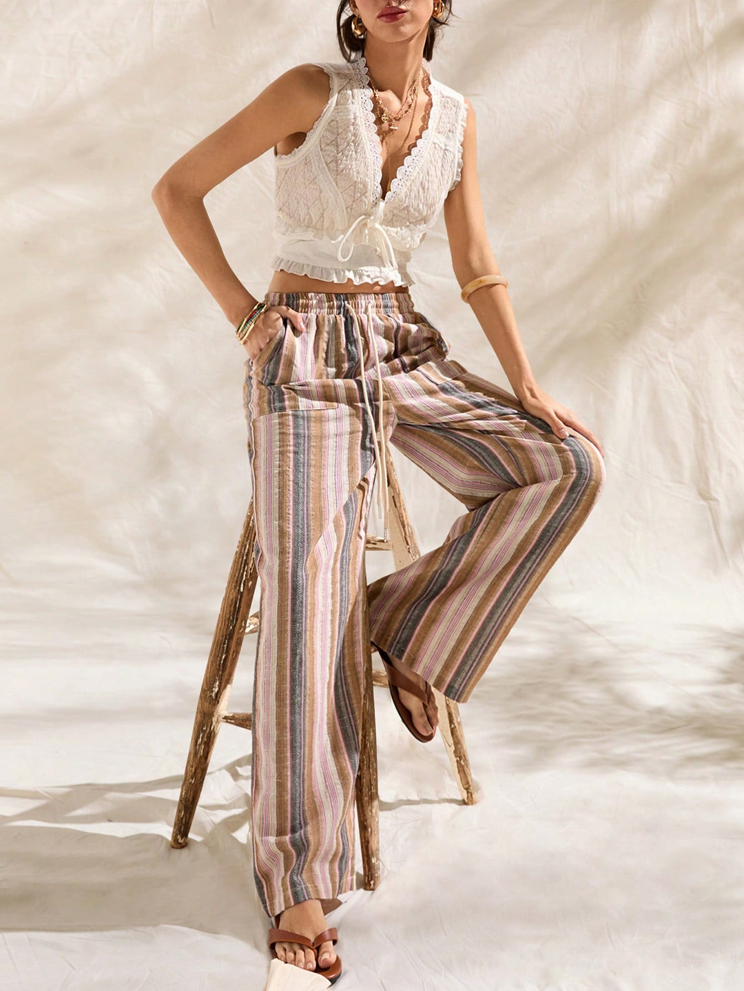 Pantaloni SHEIN, mix culori