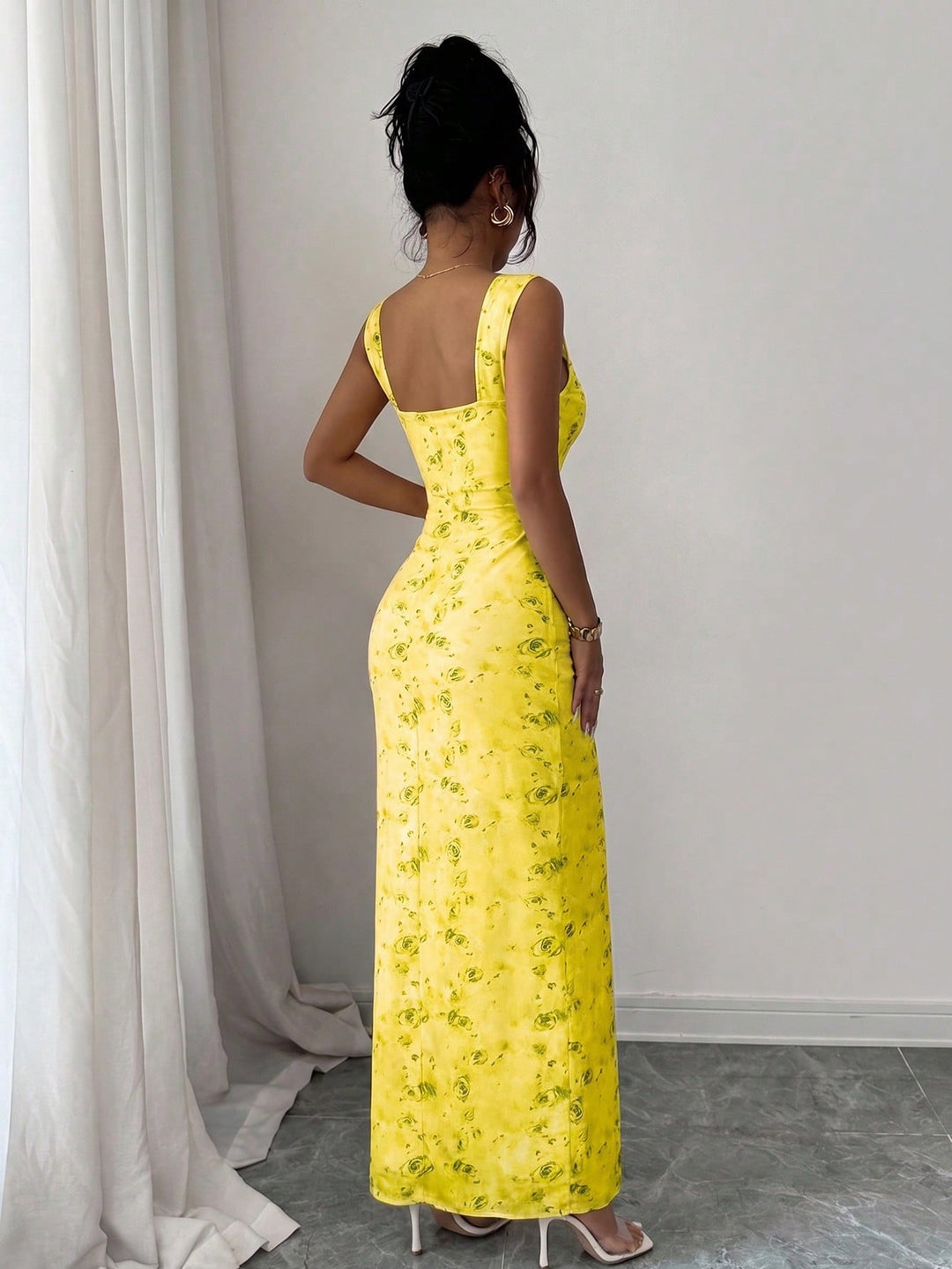 Rochie maxi SHEIN, mix culori