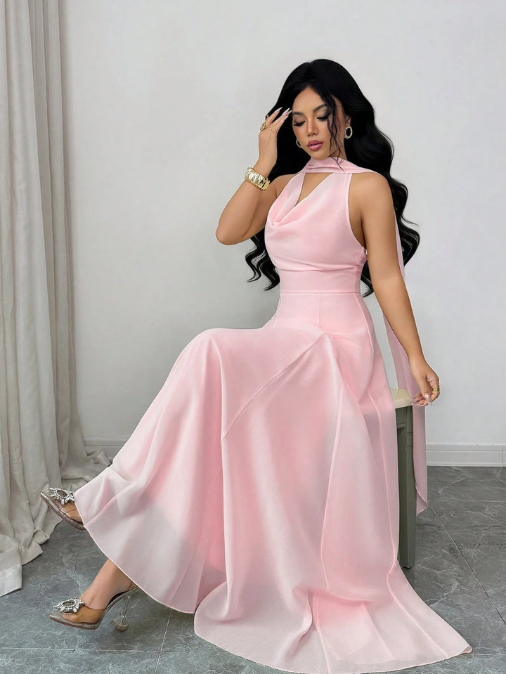 Rochie maxi SHEIN, roz