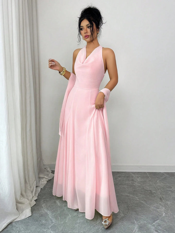 Rochie maxi SHEIN, roz
