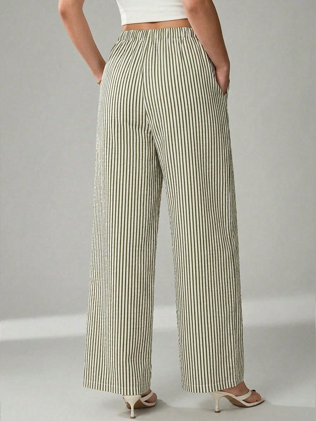 Pantaloni SHEIN, verde