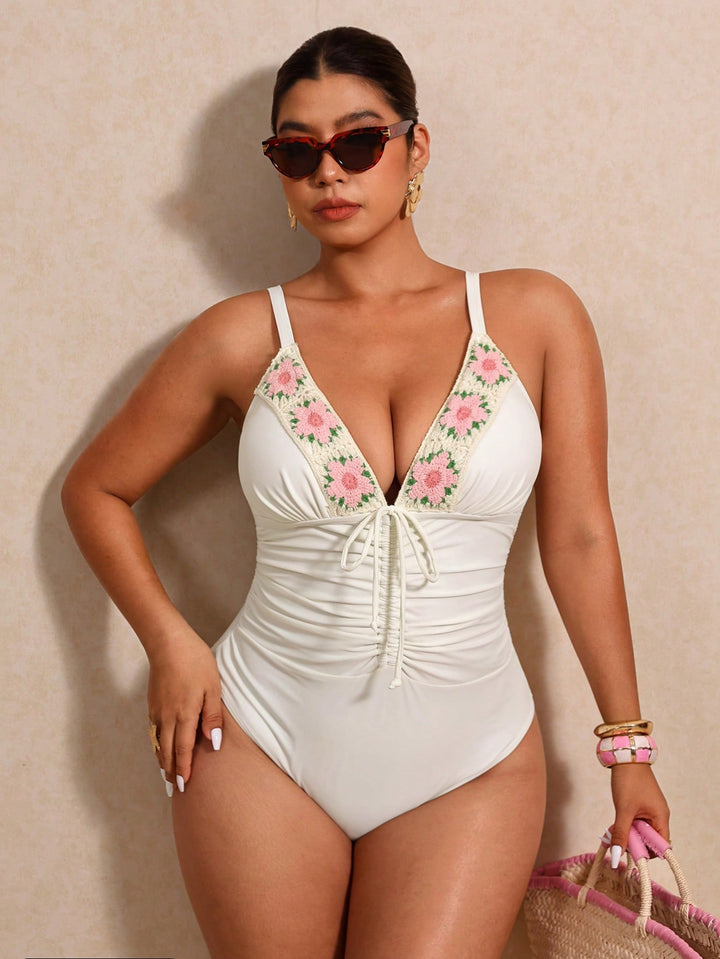 Costum de baie SHEIN, bej