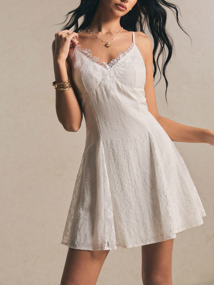 Rochie mini SHEIN, alb