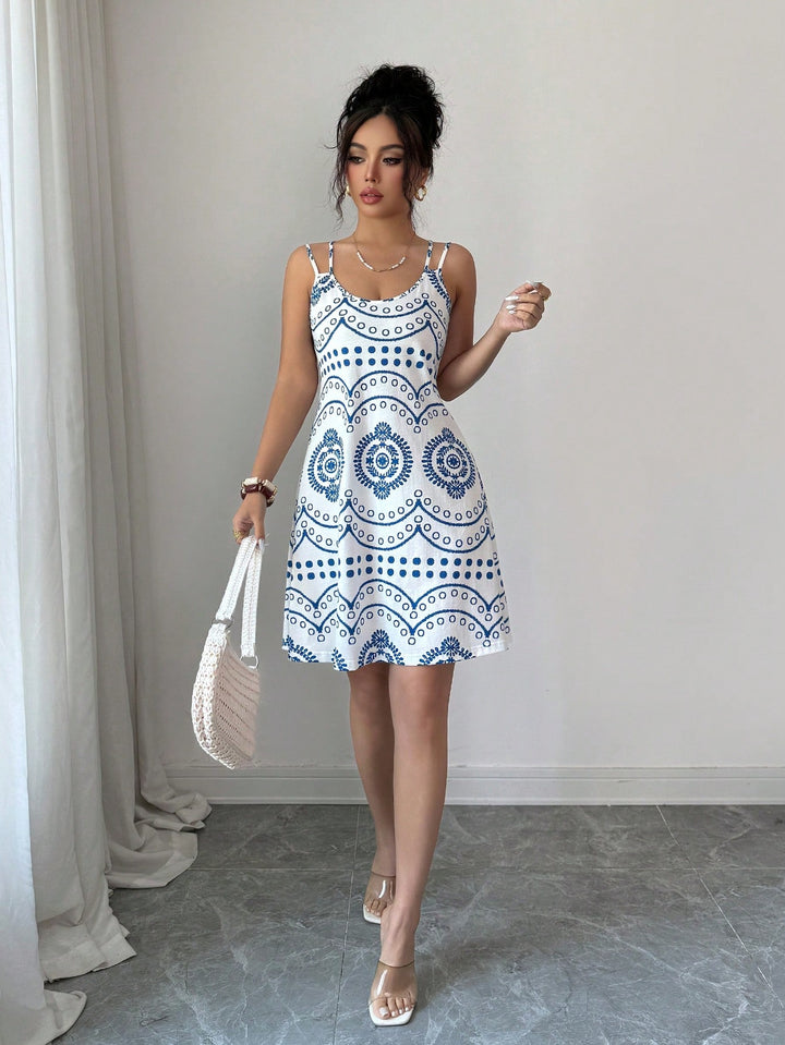 Rochie scurtă SHEIN, albastru