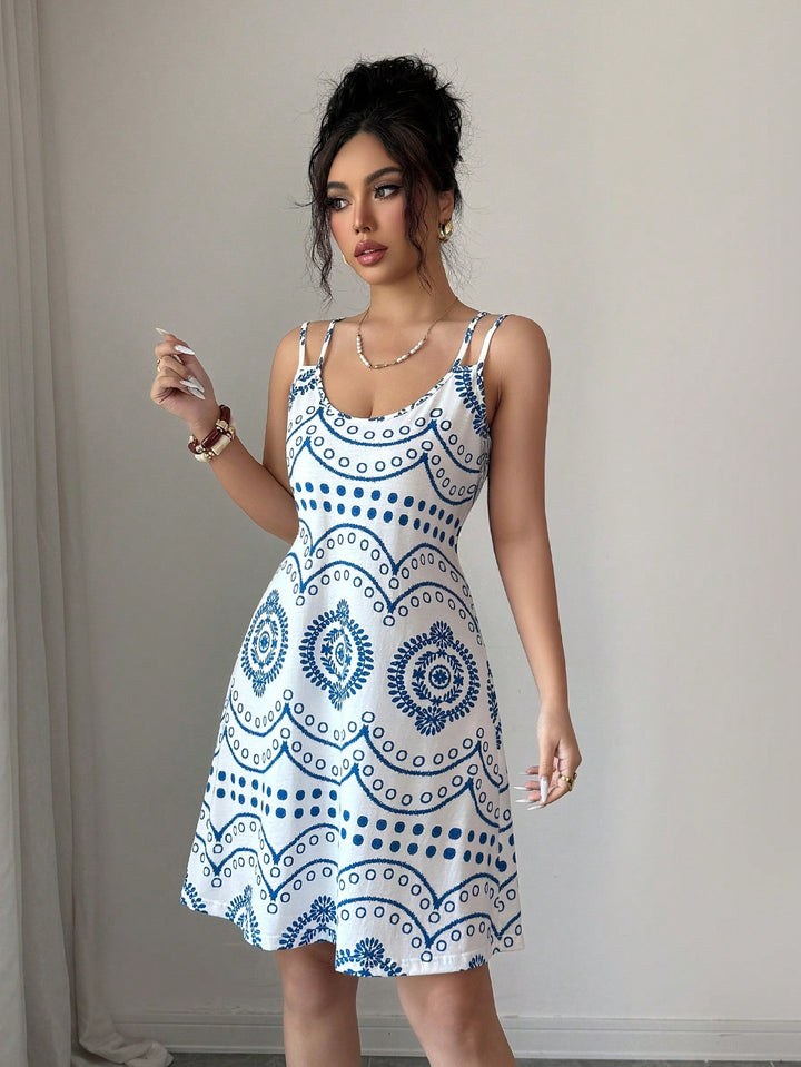 Rochie scurtă SHEIN, albastru