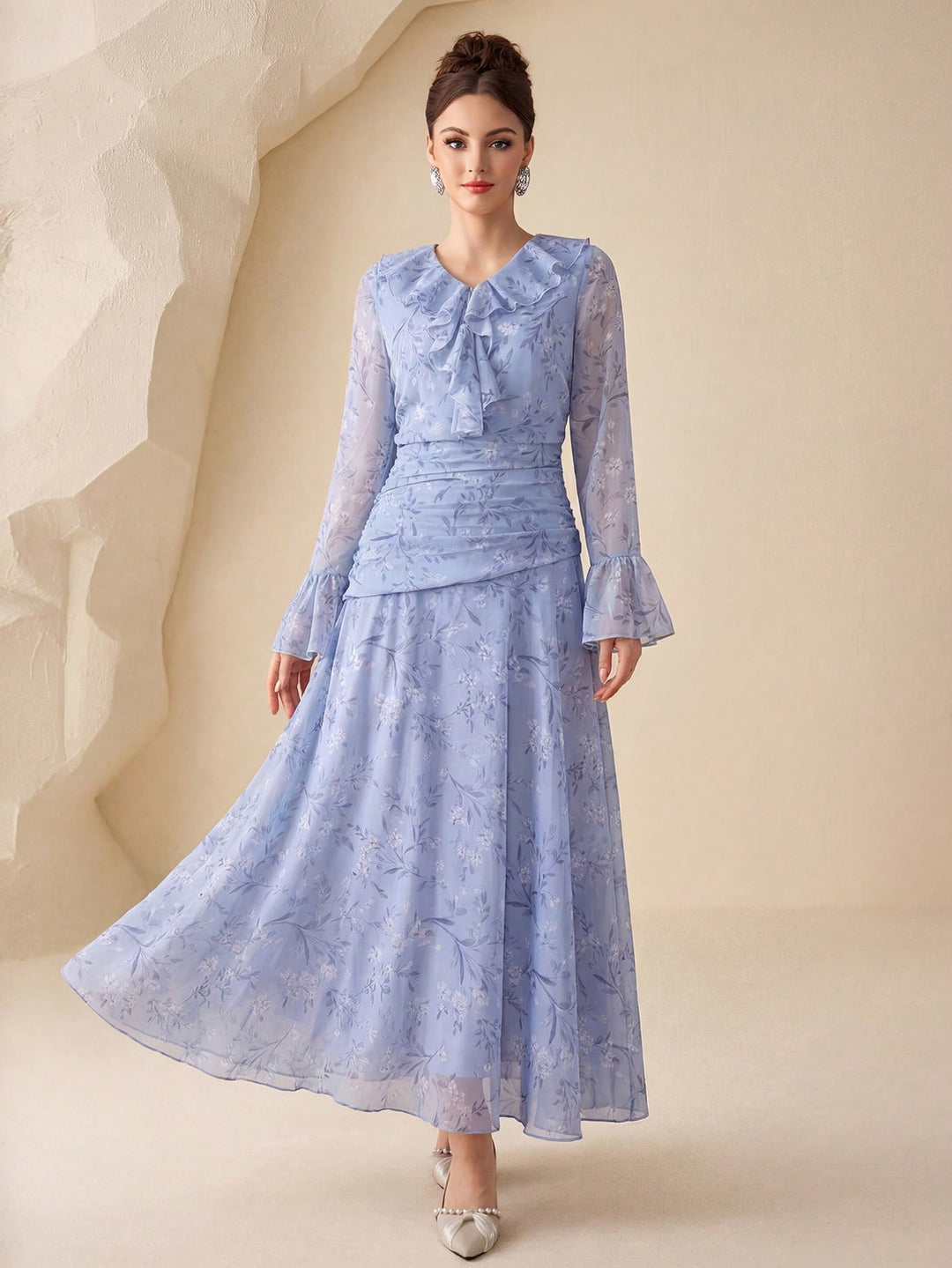 Rochie maxi SHEIN, albastru
