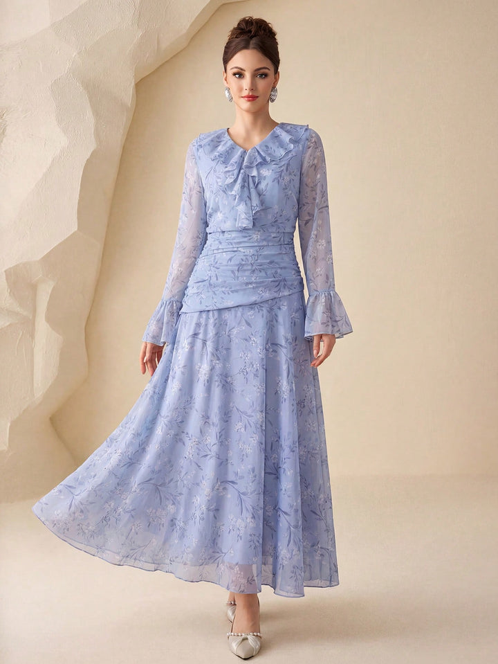 Rochie maxi SHEIN, albastru