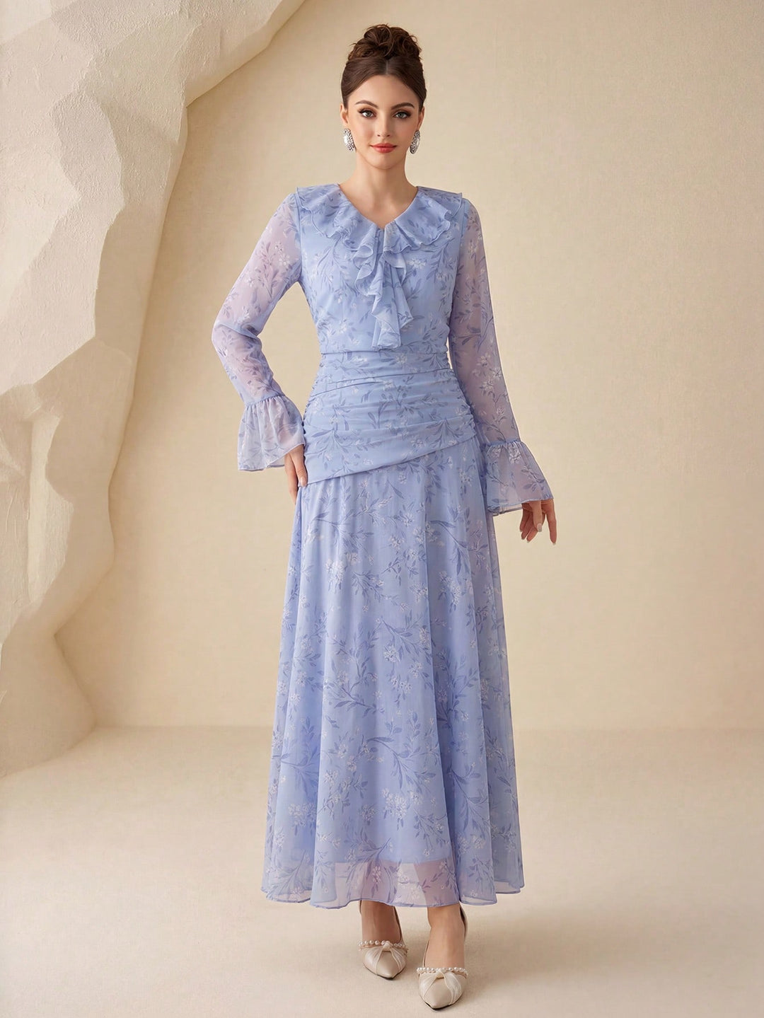 Rochie maxi SHEIN, albastru
