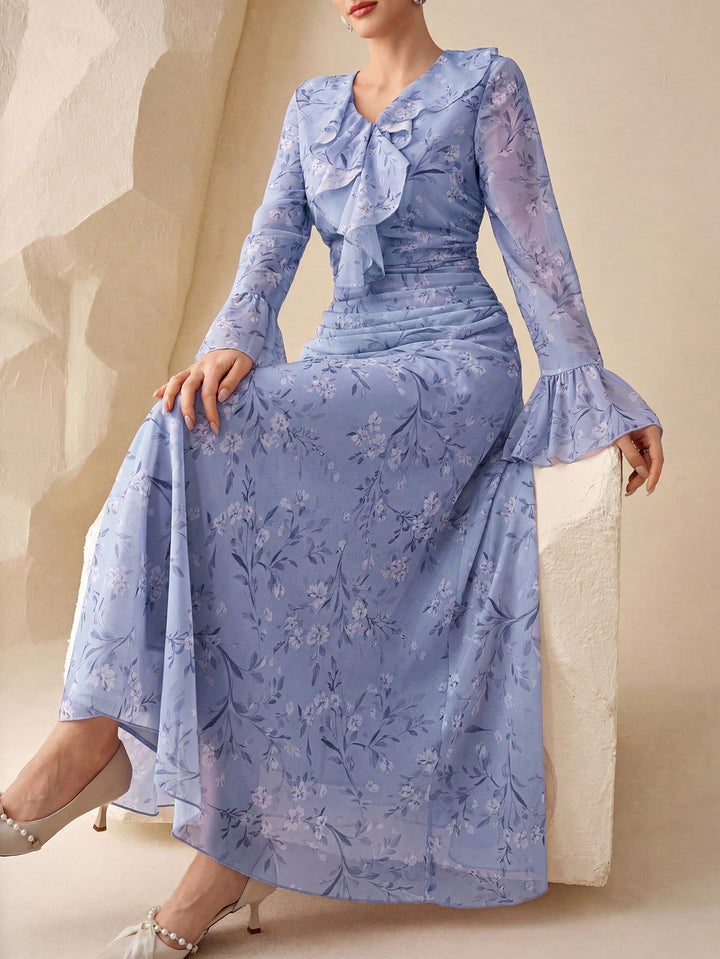 Rochie maxi SHEIN, albastru