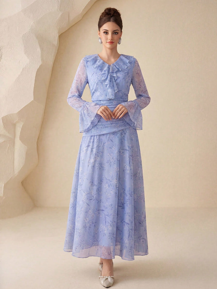 Rochie maxi SHEIN, albastru