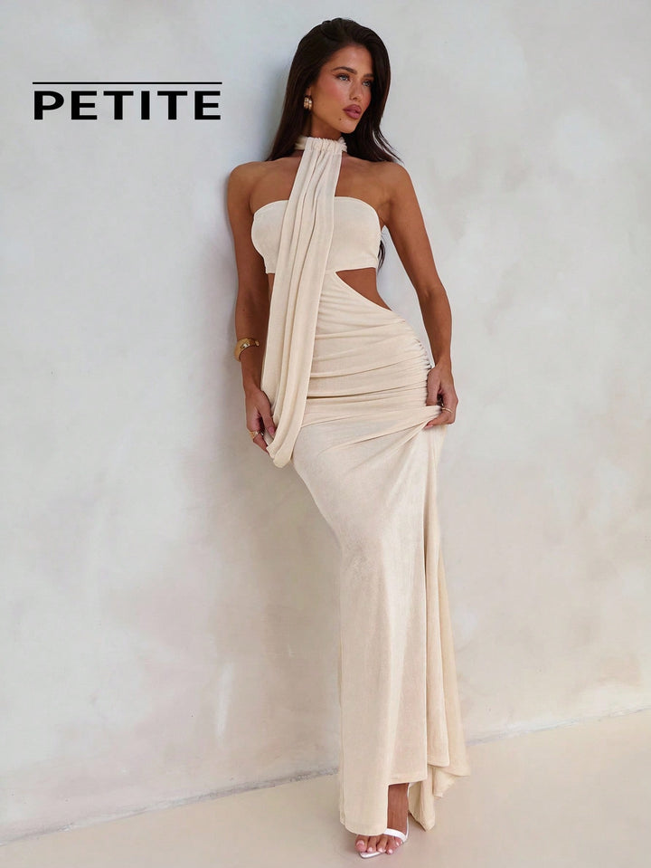 Rochie maxi SHEIN, bej