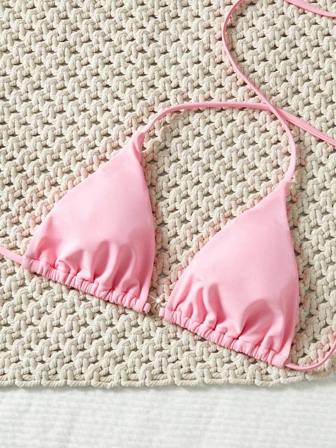 Set bikini SHEIN, roz