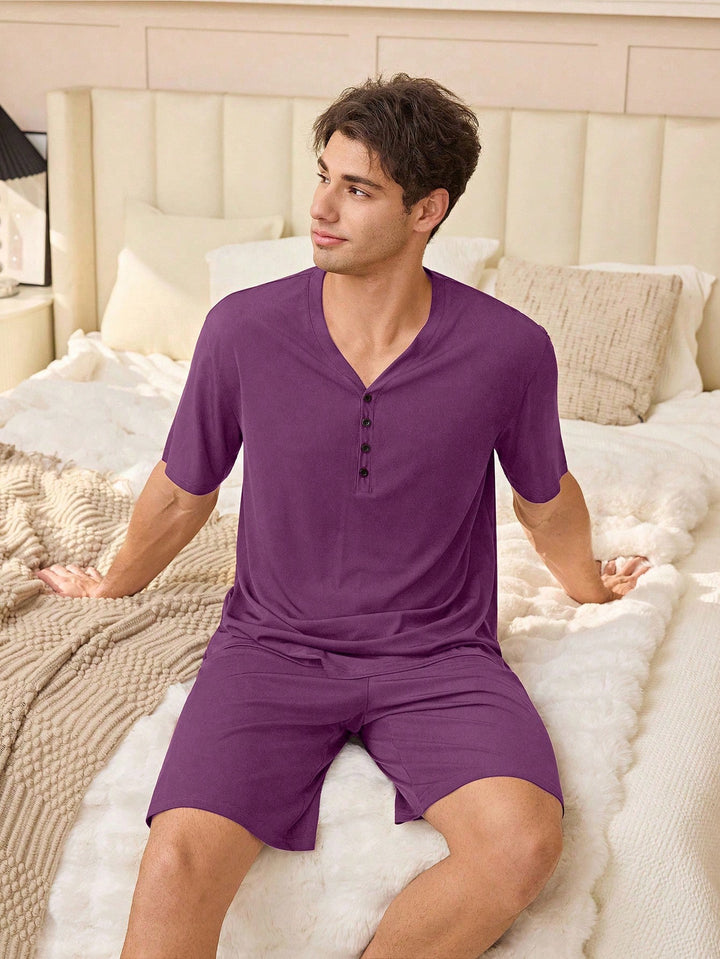 Compleu pijamale SHEIN, mov