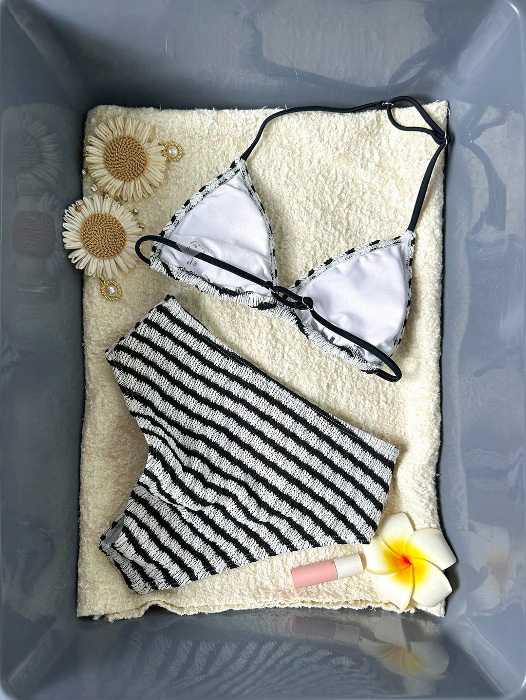 SHEIN bikini szett, fekete