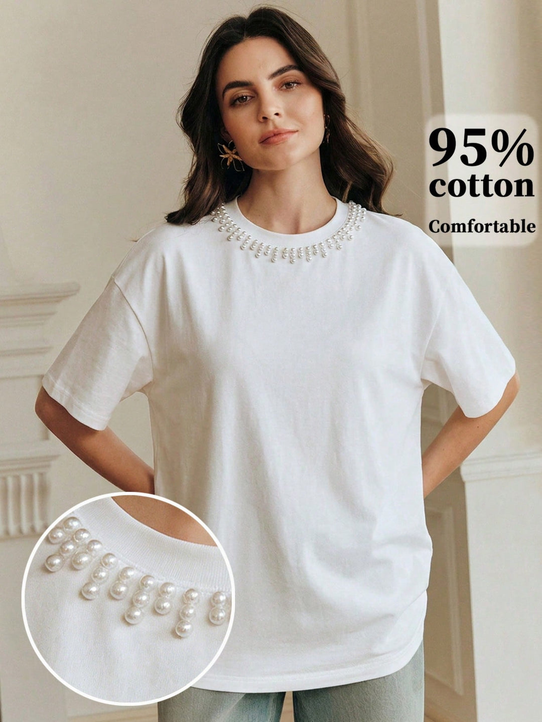 Tricou SHEIN, alb