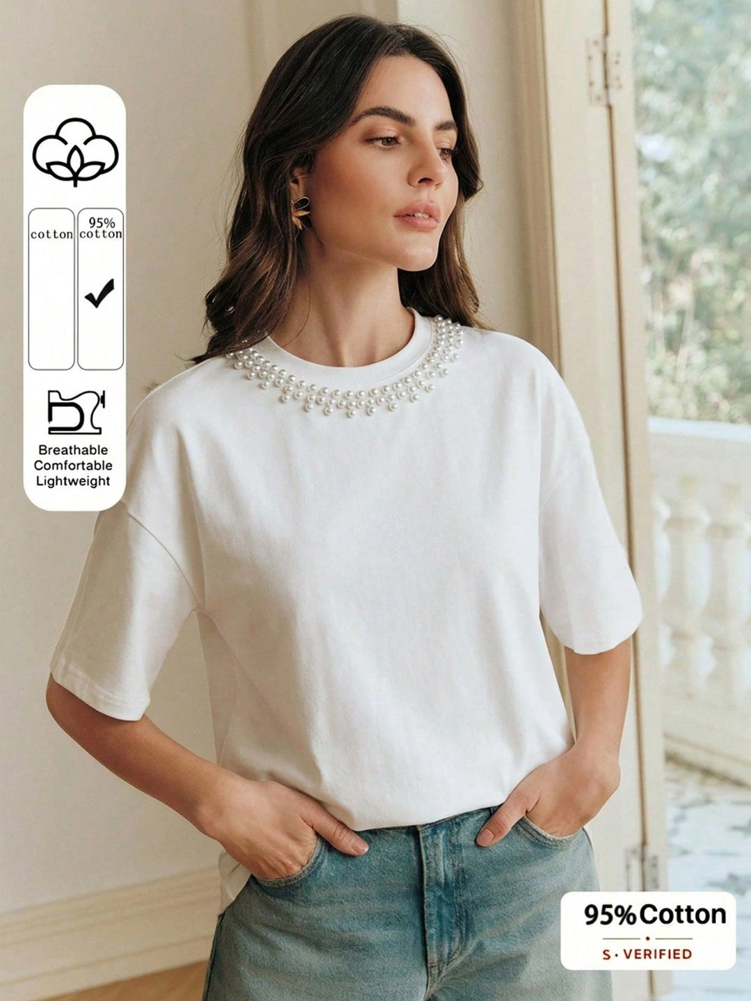 Tricou SHEIN, alb
