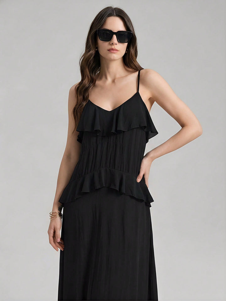 Rochie maxi SHEIN, negru