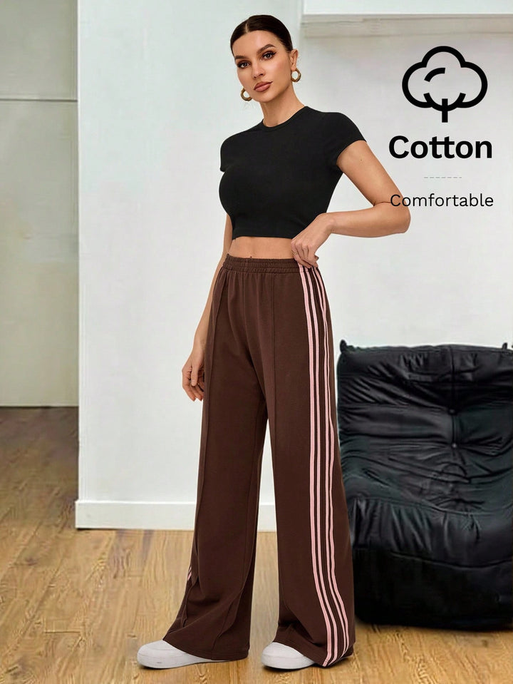 Pantaloni SHEIN, maro