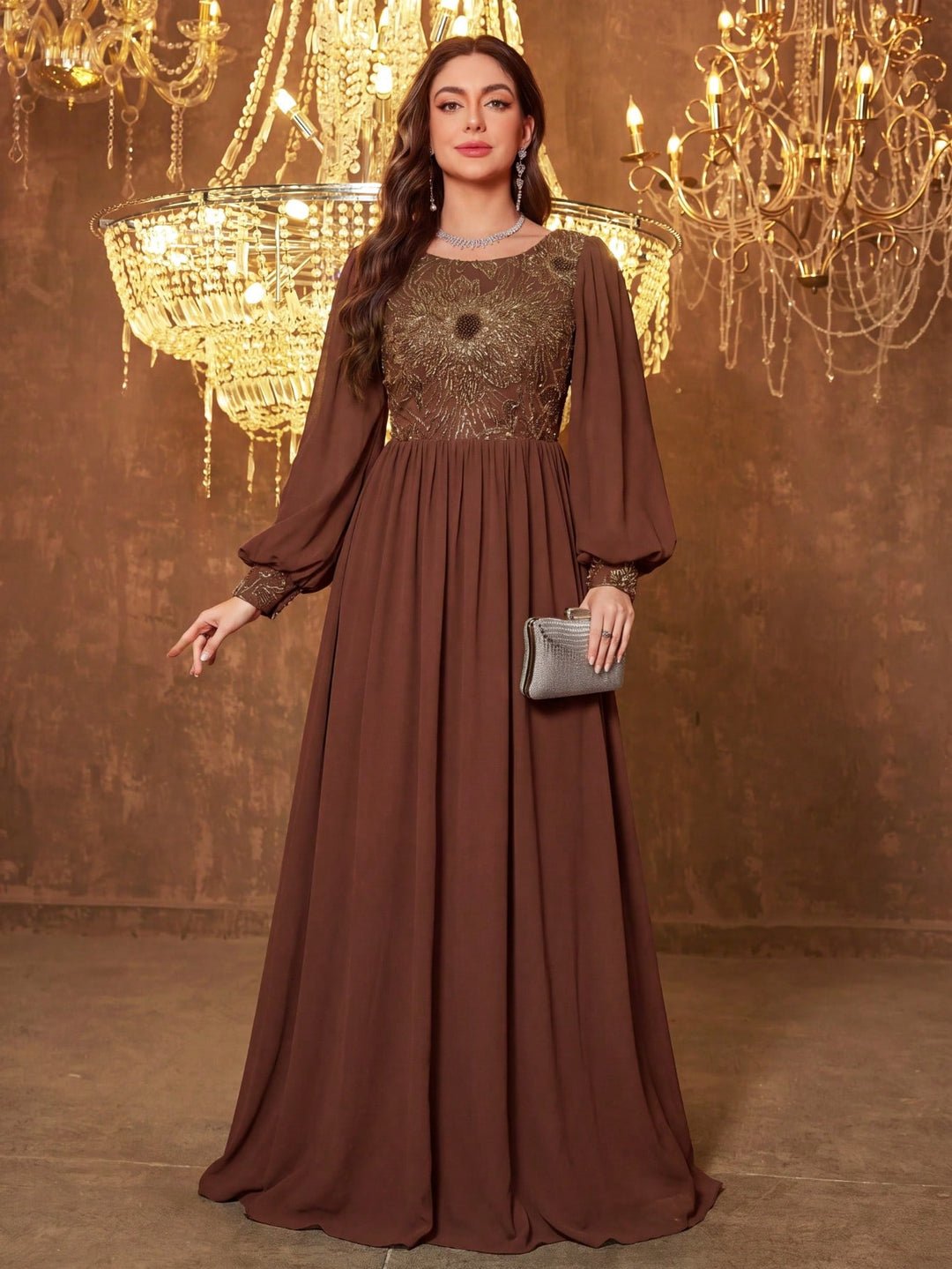 Rochie SHEIN, maro