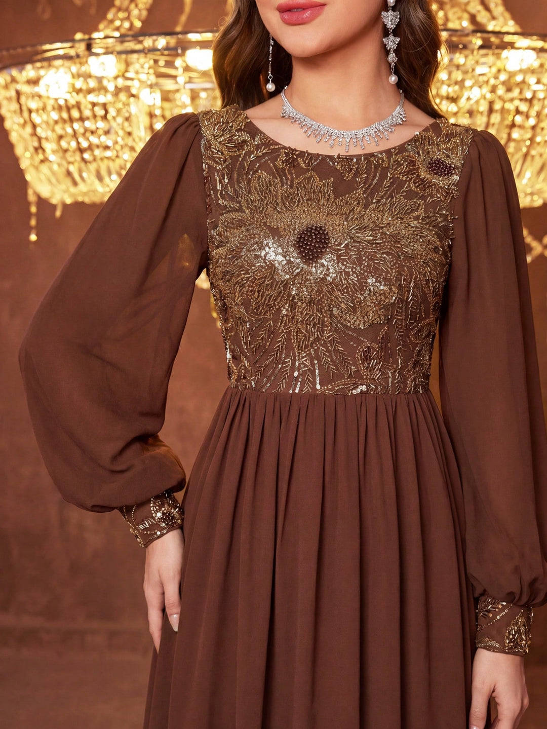 Rochie SHEIN, maro