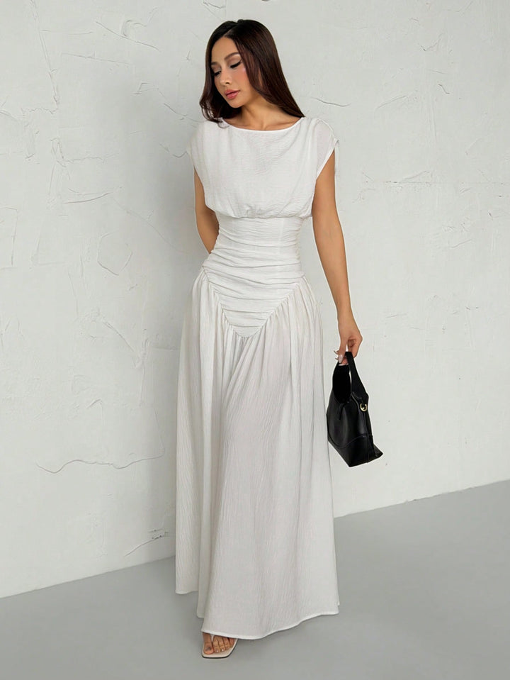 Rochie maxi SHEIN, alb