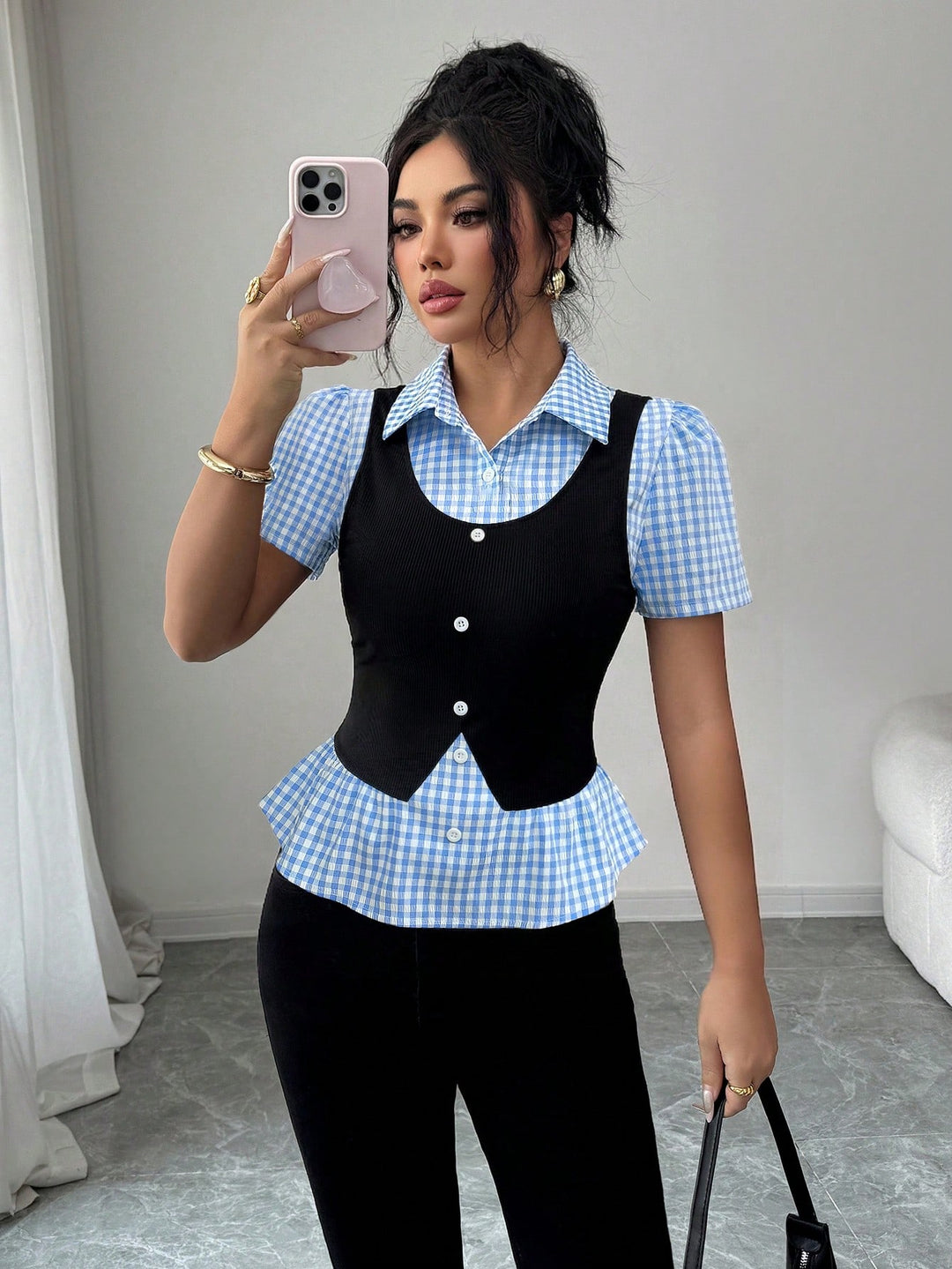Top SHEIN, mix culori