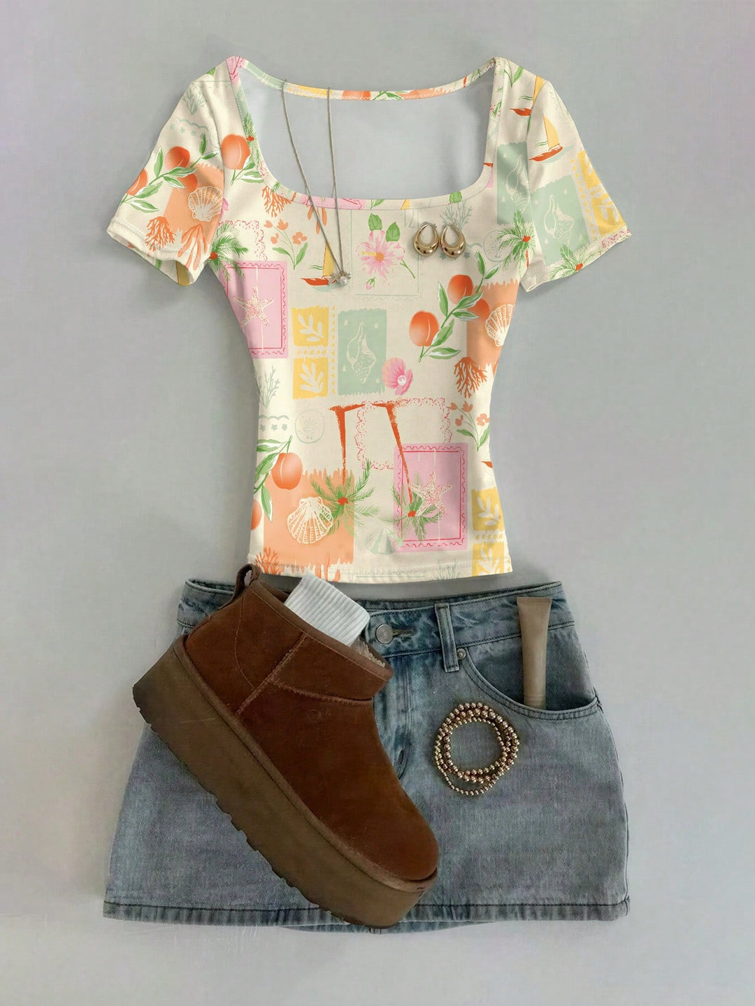 Tricou SHEIN, mix culori